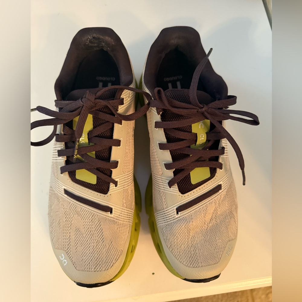 On Running cloudsurfer  2 road women Sneakers in Beige and Lime - Picture 8 of 12